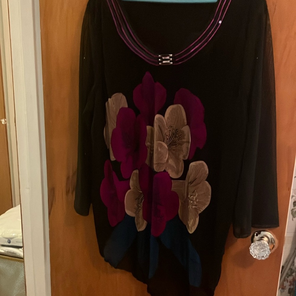 Bold floral top